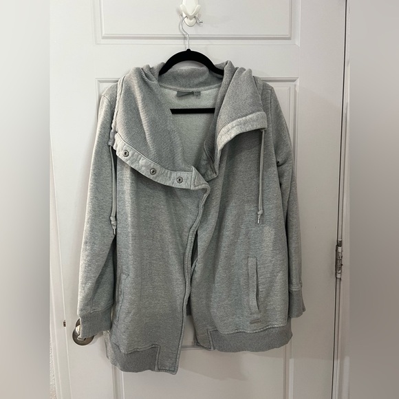 Athleta Jackets & Blazers - Athleta Shawl Neck Cotton Wrap Jacket